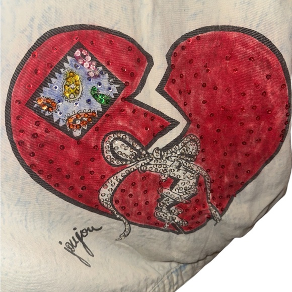 Vintage JouJou Heartbreaker Wearable Mod Art Jacket - Picture 7 of 8